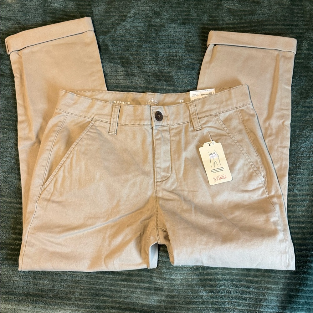 St. John's Bay Tan Chinos Versatile Cotton Blend